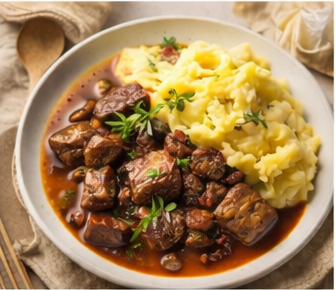 Hovězí po burgundsku